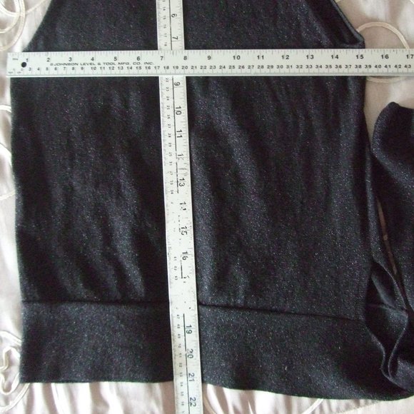 NWT The Sweater Company Black Sleeveless Top, Size Small - Picture 4 of 4